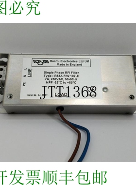 Rasmi R88A-FIW-107-E 单相滤波器 Rfi