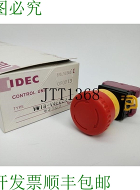 Idec YW1B-V4E02R 紧急停止开关 4 件