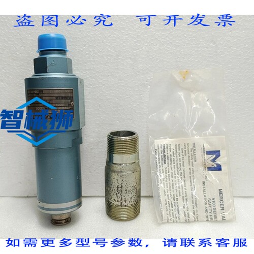 原装供应 MERCER阀门91-M7D71P1641 9100系列安全泄压阀 3000 PSI