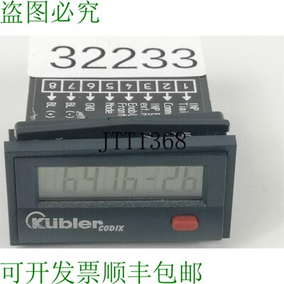 原装供应K&uuml;bler Codix 6.134.012.853 Contatore Di Tempo I