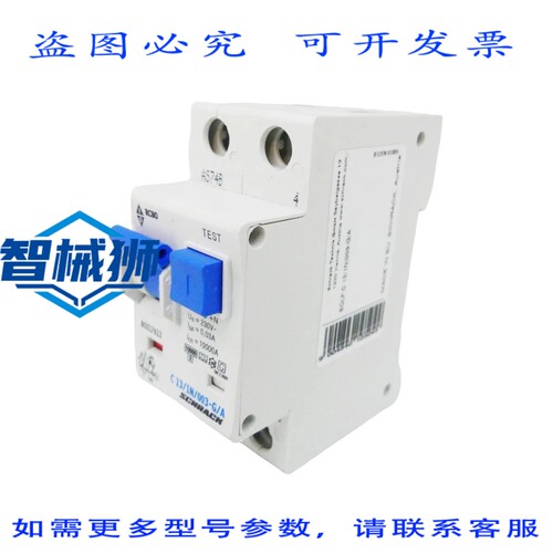 现货供应 SCHRACK B0217613 LS-FI 开关 C 13A 30MA 1+N C13/1N/0