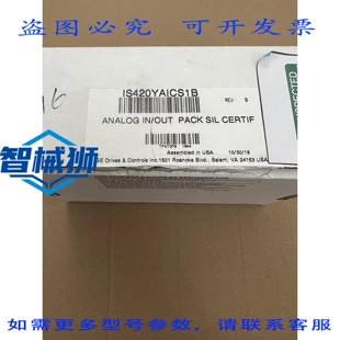 原装供应 IS420YAICS1B REV BI/O模块模拟输入输出 SIL TFAT0F9