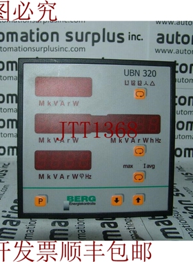 原装供应BERG UBN 320 3PH RS485 S0-OUT/SYNC-IN 功率计 哇！！