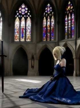 Alter fate黑saber一破cosplay礼服装吾王cos阿尔托莉雅三破礼服