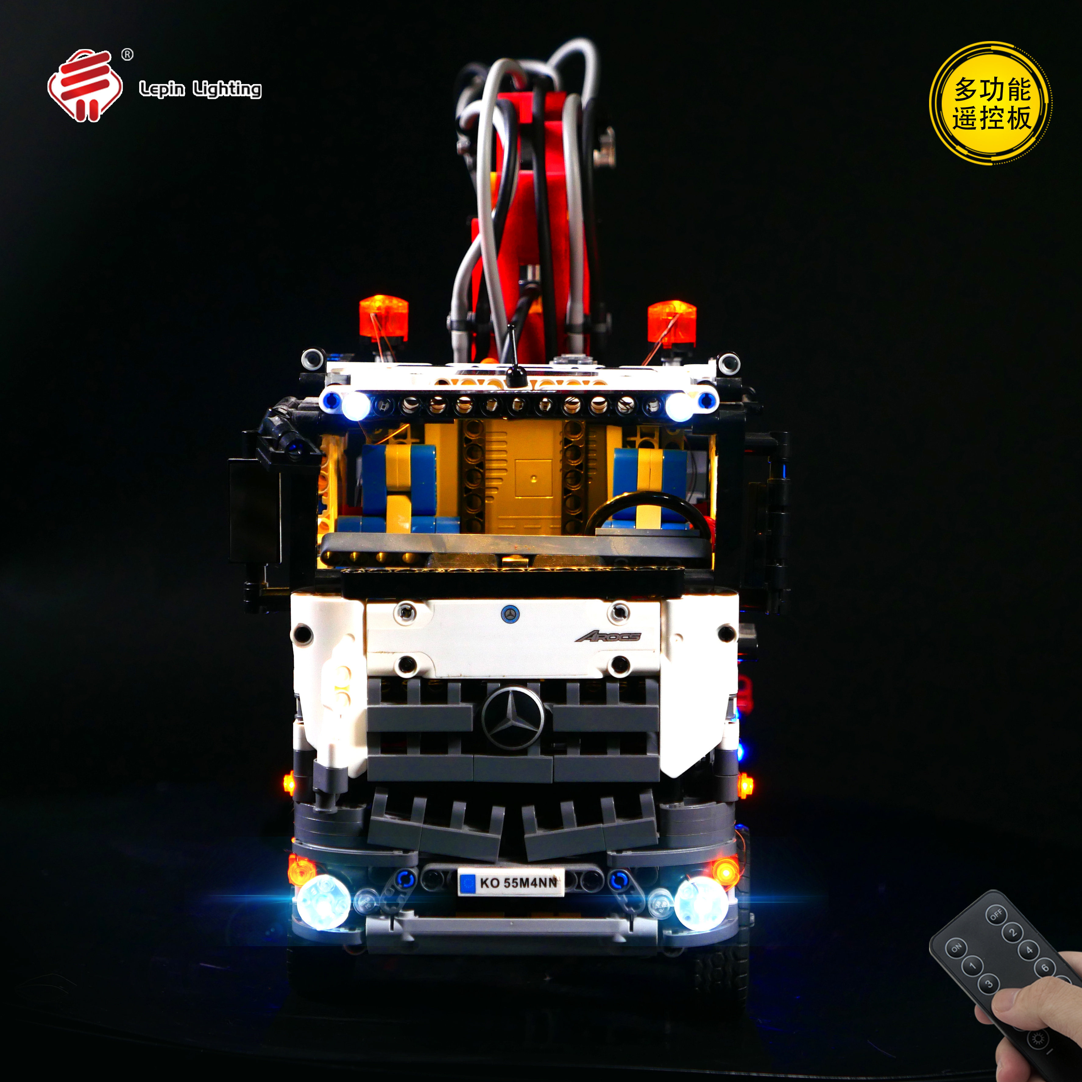 Lepin Lighting积木灯饰 适用42043奔驰重卡车LED遥控灯具