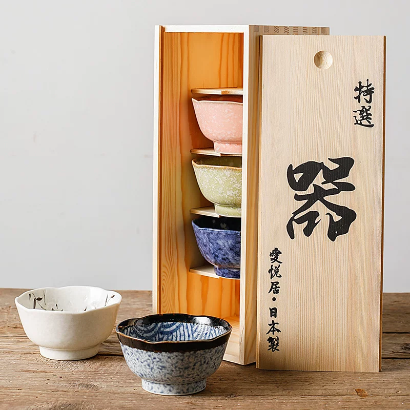 Japanese import ceramic tableware, gift box, set, Birthday gift