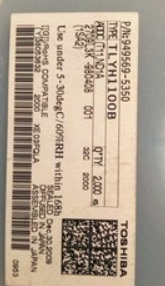 原装 TLYH1100B 3528黄灯