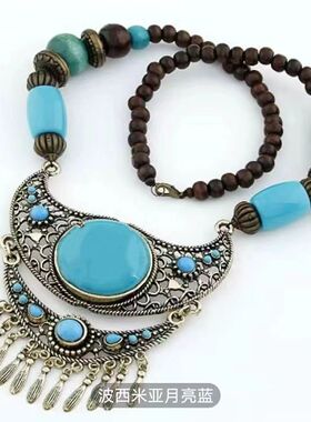 圆珠项链约会穿搭毛衣链