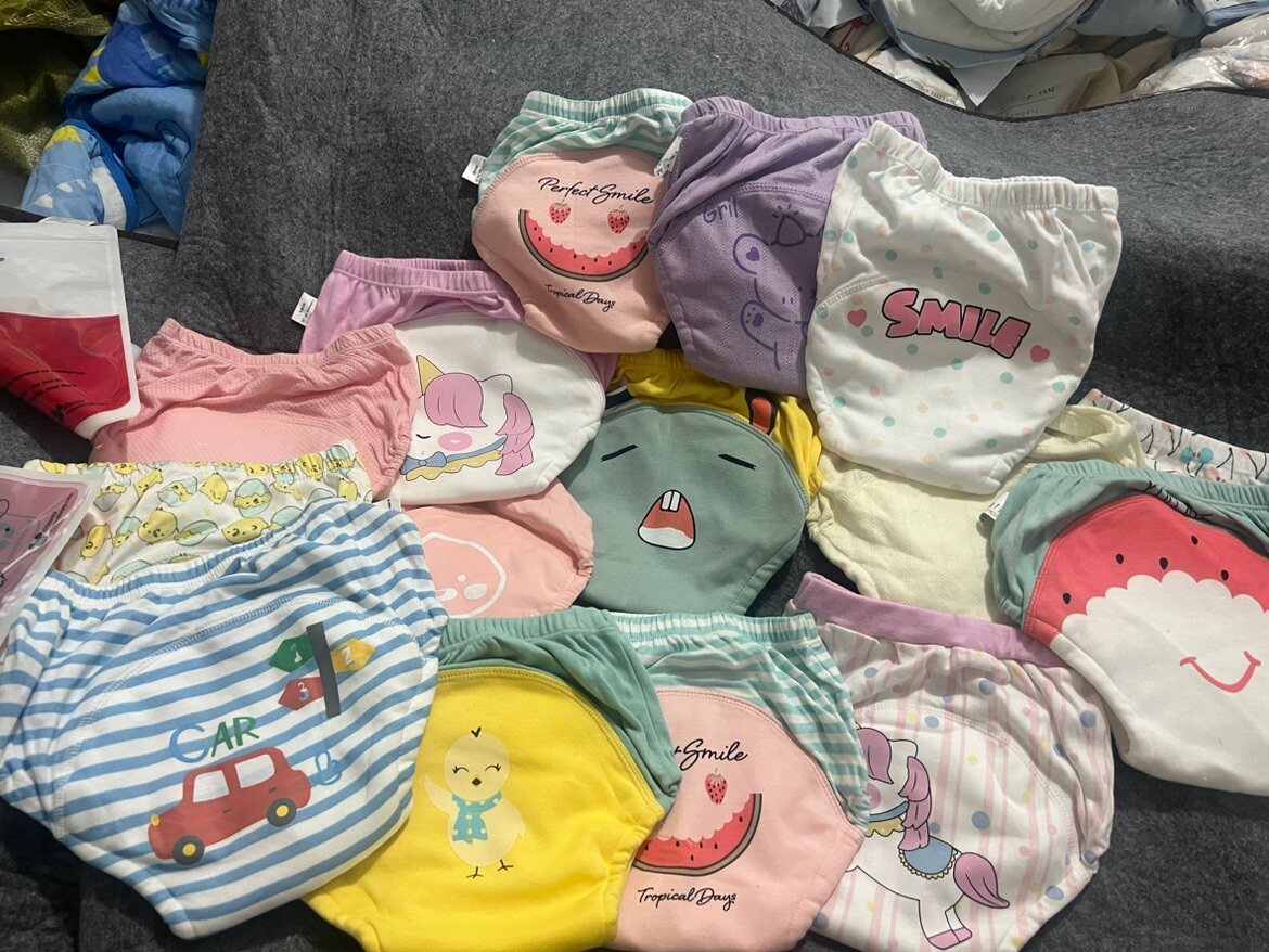 外贸原单宝宝加厚纯棉学习裤训练裤戒尿不湿训练裤