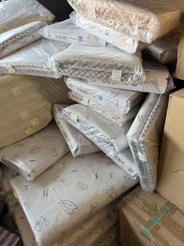 外贸原单宝宝床加厚夹棉床垫日单床垫飘窗垫