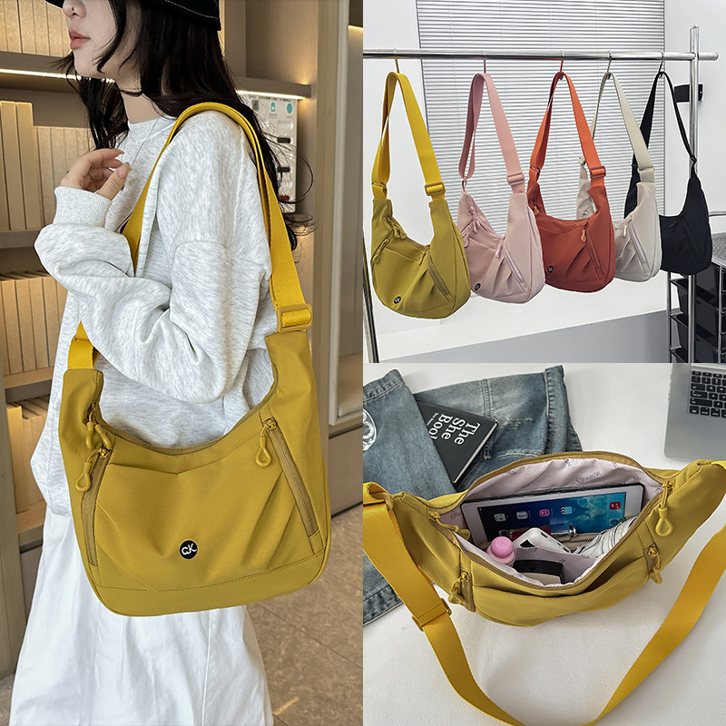 辣妈慵懒可颂包斜挎包女2026新款大容量女包单肩帆布包轻便饺子包,箱包皮具/热销女包/男包,时尚帆布包,淘宝优惠券,粉丝福利购,淘宝优惠卷