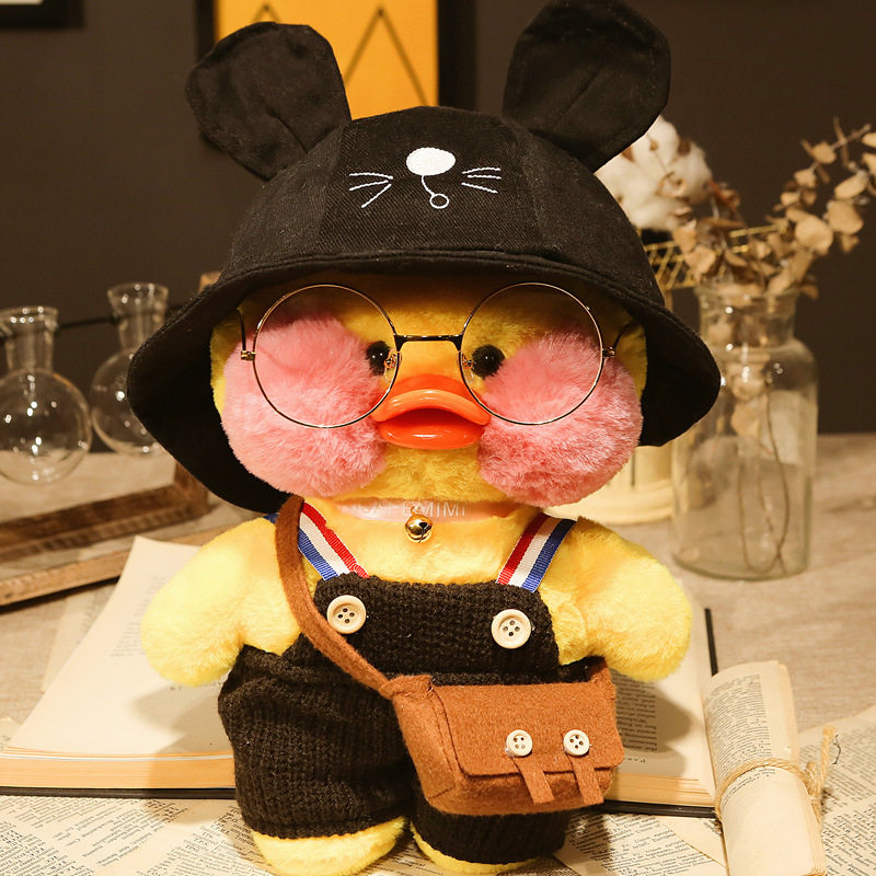 30cm cartoon cute lalafanfan cafe duck plush toy stuffed