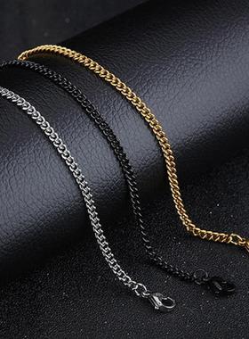 1Pc Long Stainless Steel Chain Necklace Hip Hop for Women