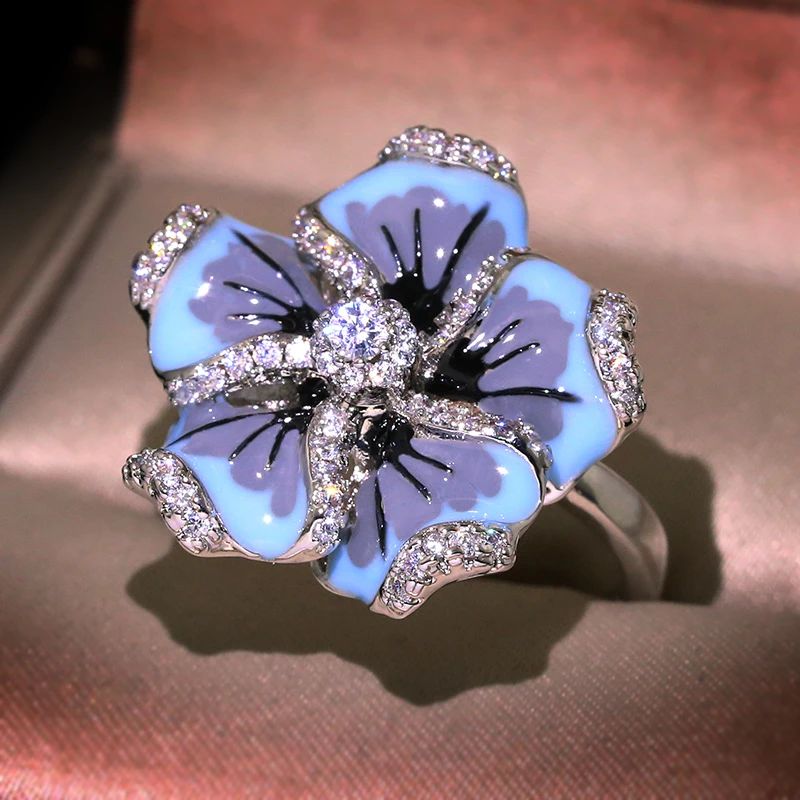 Milangirl High Quality Jewelry For Woman Gorgeous Blue