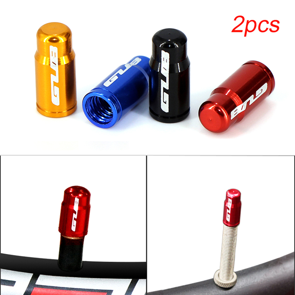 2pcs Aluminum Bicycle Tire Valve Cap Ultralight Mountain Ro