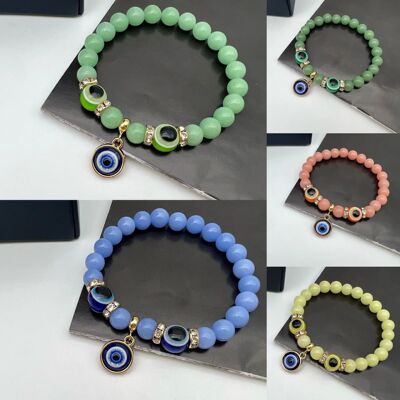 New Luminous Beads Bracelet For Men Women Glowing Night