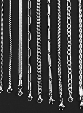 Classic Trendy Chain Necklace For Men Women Gold Color