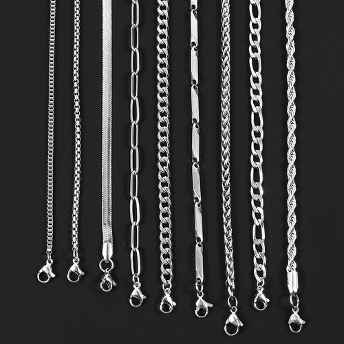 Classic Trendy Chain Necklace For Men Women Gold Color