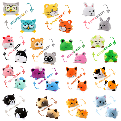 2021 1PC Cute Cat Plush Doll pulpo reversible Plush Toy Soft