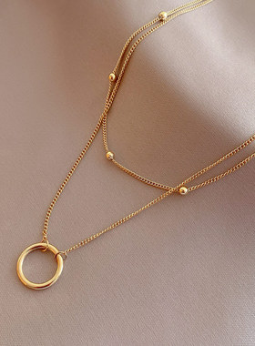 New Trend Stainless Steel Double Layer Bead Annulation