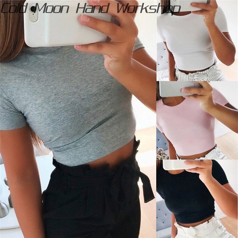 Tank Top Blouse Ladies Slim Print Crop T-Shirt Sportwear SS|msdalam kategori adat peribadi/Design Services/DIY, pejabat/alat tulis adat, 工牌吊牌 - dari Buy2taobao.com untuk memberikan perkhidmatan ejen Taobao profesional membeli