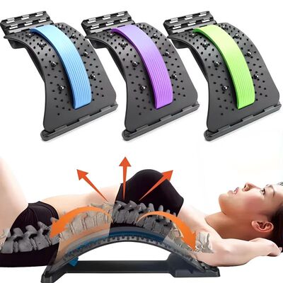 Back Stretcher Multi-Level Adjustable Massager Waist Neck