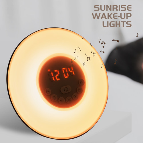 Wake Up Light Alarm Clock Sunrise/Sunset Simulation Luminou