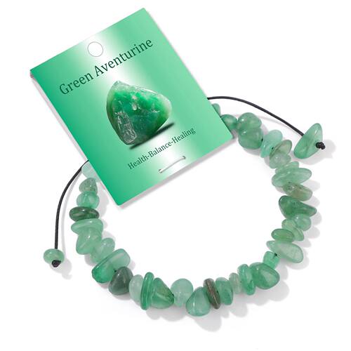 Green Aventurine Chip Stone Bracelet Irregular Gravel Stone