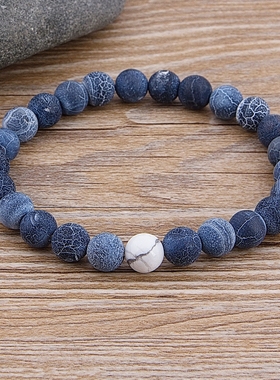 TYO Custom Female Male Marble Bead Tiger Eye Bead Blue Bead