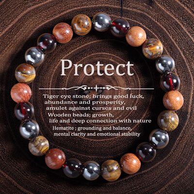 Power Triple Protection Balance Energy Crystal Bracelets
