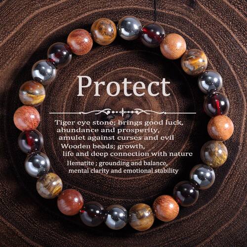 Power Triple Protection Balance Energy Crystal Bracelets