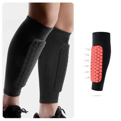 Honeycomb Soccer Shin Guards Football Shields Sports