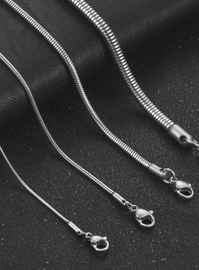 1/1.5/2.4/4mm Waterproof Stainless Steel Sliver Color