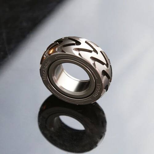 Ratchet Wheel Fidget Ring Fidget Slider Adult Metal Fidget