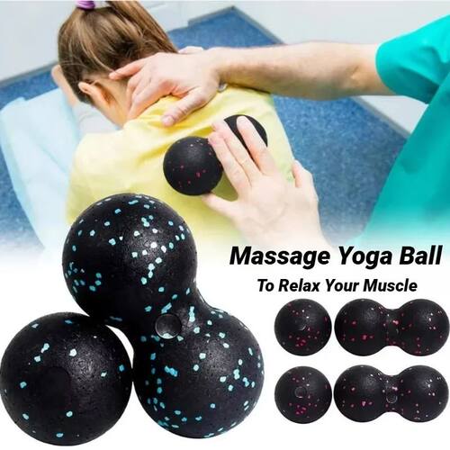 Yoga Peanut Balls Body Massage Fascia Ball Suit Foam Block