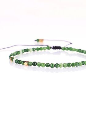 3mm Natural Lapis Tiger Eye Stone Tangling Stone Hand-woven