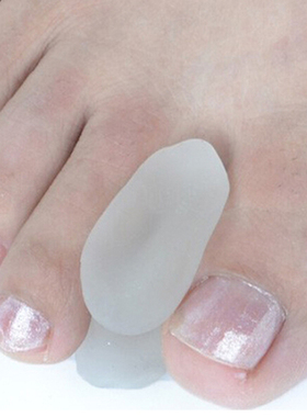 2Pcs Silicone Foot Finger Toe Separator Adjuster Hallux Val