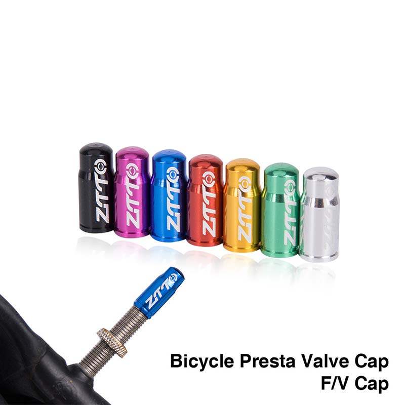 2021 Aluminum Alloy Bicycle Presta Valve Cap Bike Wheel Tire