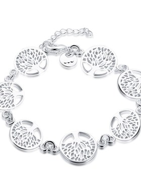 New  wedding 925 sterling silver bracelet beautiful Tree