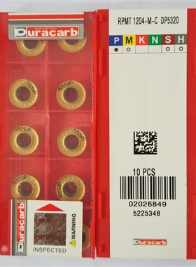 原装正品杜龙卡浦 RPMT1204-M-C DP5320 DP5420 钢件不锈钢通用R6