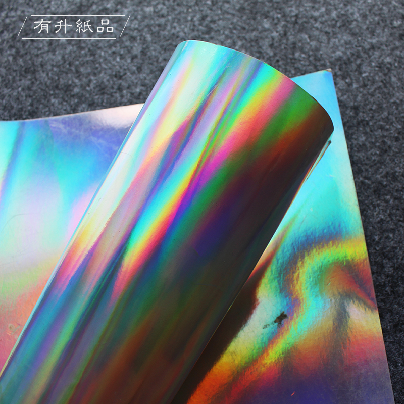 素面镭射纸镜面纸反光纸礼物包装纸闪光卡片手工卡纸明信片背景纸