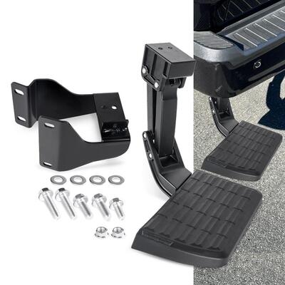 AY汽车改装件适用于15-20年福特F150后保险杠伸缩尾门踏板75312aZ