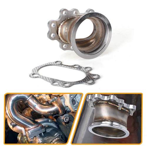 MY汽车改装配件3英寸涡轮增压器8孔法兰底座带垫片适用于T25T28aZ