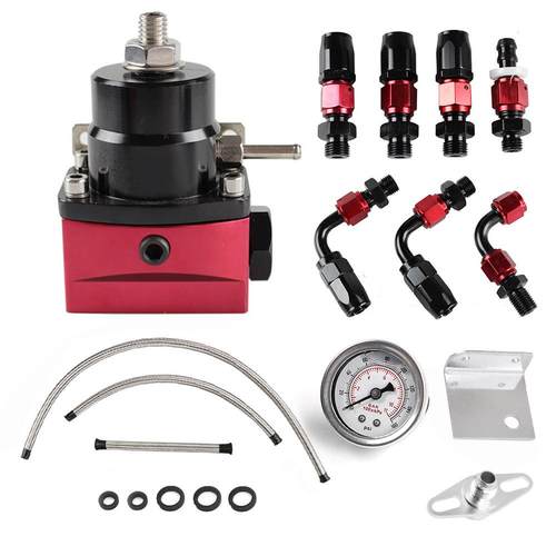 AY燃油增压器跨境汽车改装涡轮燃油阀压力调节器油冷接头油管套aZ