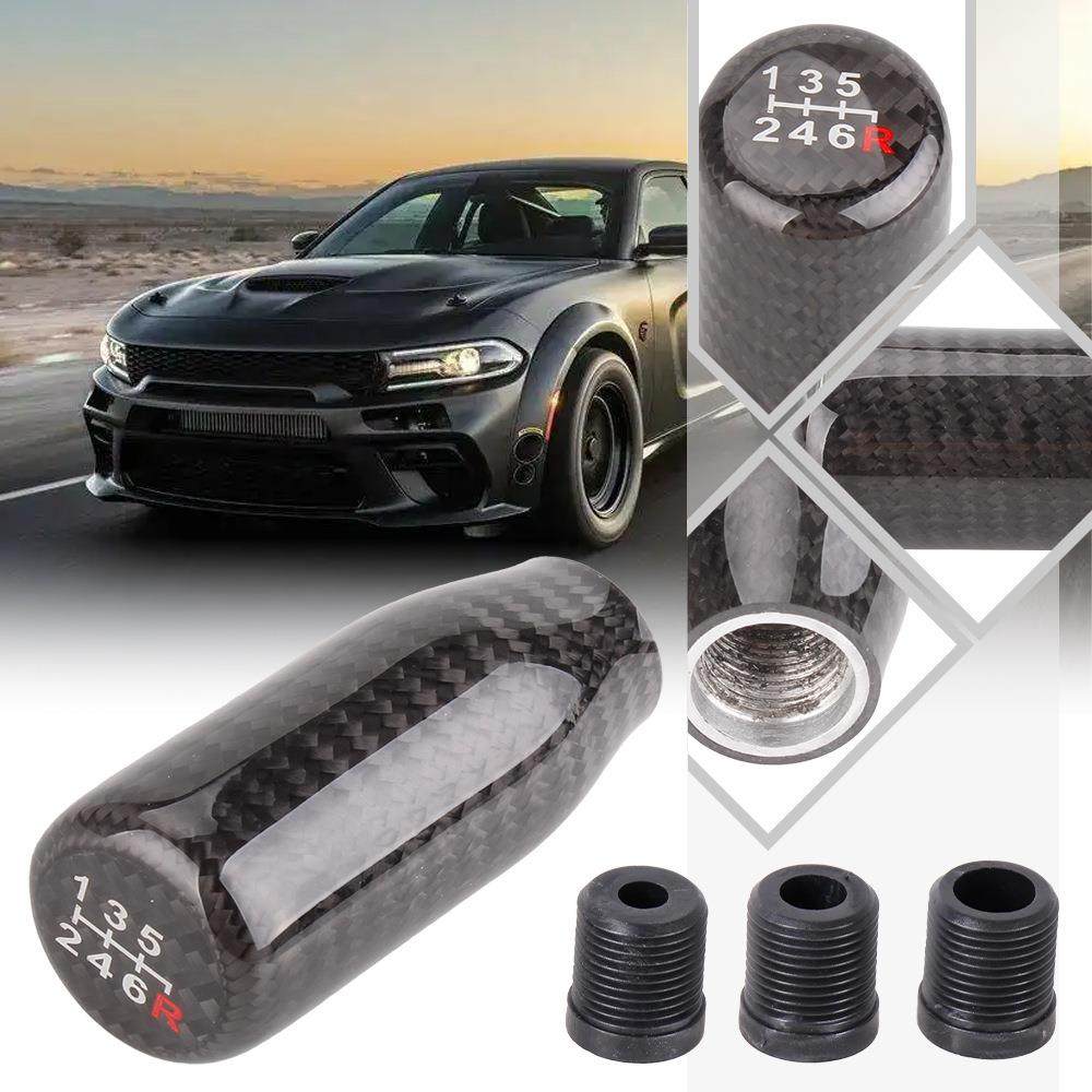 CT跨境 汽车改装换挡变速手柄档把头 碳纤维5速6速排挡头通用款aZ