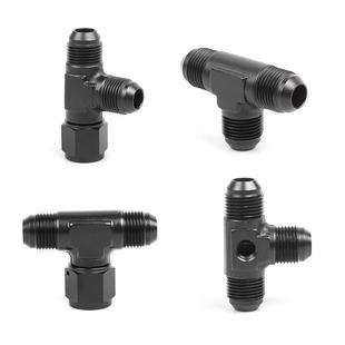 AY汽车改装 8快速连接油管转接头AN8aZ 配件油冷接头刹车三通接头1