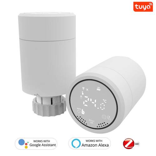 ZP涂鸦智能温控阀zigbee散热器阀门app控制暖气片恒温阀可调温aZ