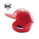 亮光红色 SHOELESS 打击头盔 成人少年硬式 送护脸 双耳头盔