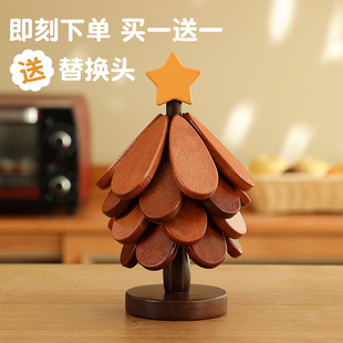 实木隔热垫餐垫防烫垫高级感一棵树家用耐高温锅垫杯垫桌垫砂锅垫