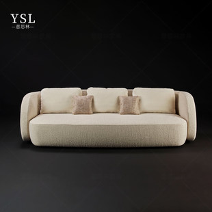 sofa上海工厂 minimalist Promemoria静奢风沙发布艺Retro style